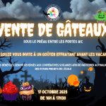 Vente de Gateaux d’Halloween